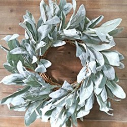 21IN DUST LEAF WREATH