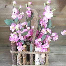 10X5X14 CHERRY BLOSSOM BASKET