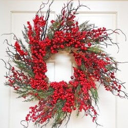 26X26X7 WILD BERRY WREATH