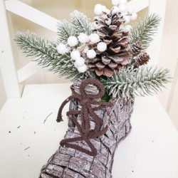 10X7X9.5 SNOW PINE IN SHOE