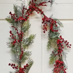 60IN ICY BERRY CEDAR GARLAND
