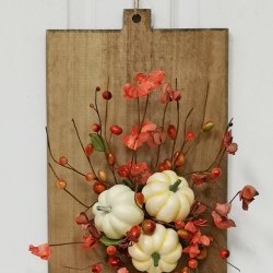 10X5X15 PUMPKIN WALLPIECE