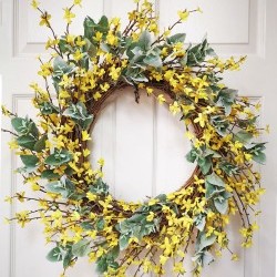 28" FORSYNTHIA WREATH