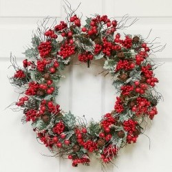 19IN ICE BERRY WREATH