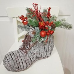 10X7X11 FLORAL IN SHOE