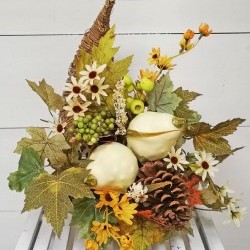 12X16X16 GOURD&MAPLE CORNUCOPIA