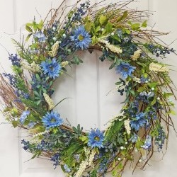 34IN DAISY WREATH