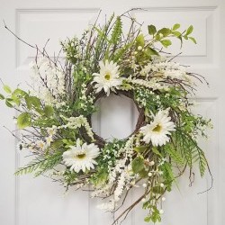 26IN DAISY WREATH