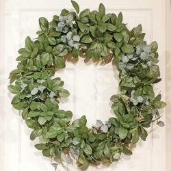 32IN BAY LEAF&EUCALYPTUS WREATH