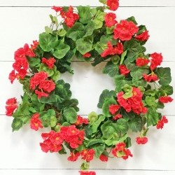 24IN BERGONIA WREATH