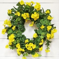 24IN BERGONIA WREATH