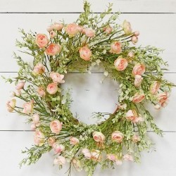 22IN ROSE WREATH