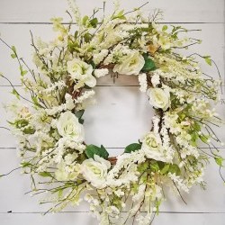 26IN LARGE ROSE WREATH