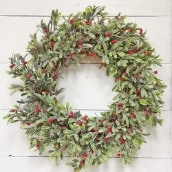 28IN MISTLETOE WREATH