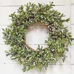 28IN MISTLETOE WREATH