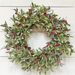 24IN MISTLETOE WREATH