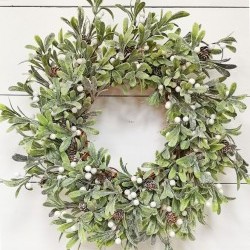 24IN MISTLETOE WREATH