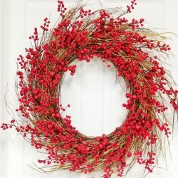 32IN BERRY TWIG WREATH