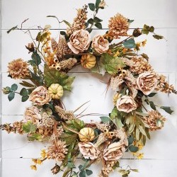 26IN FLORAL WREATH
