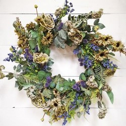 26IN FLORAL WREATH