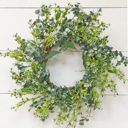 22IN BABY ROSE WREATH
