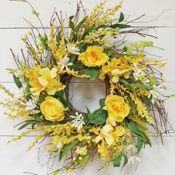 26IN ROSE WREATH