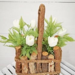 10X6X14 TULIP BASKET