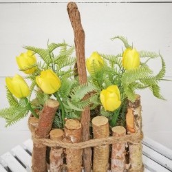 10X6X14 TULIP BASKET