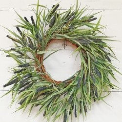 22IN FOXTAIL WREATH