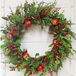 36IN APPLE&BAY LEAF WREATH