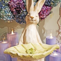 11X12.3X22 BUNNY W/ LEAF