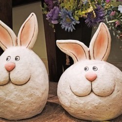 ASST 10.7X13&8.3X15 BUNNY HEADX2