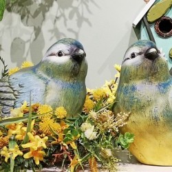 13.5X8X11 BLUE BIRDS X2