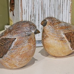 ASST 8&9IN WOOD BIRDX2