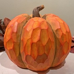 15X15X12 WOOD CUT PUMPKIN