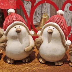 ASST RED HAT BIRDS X 4