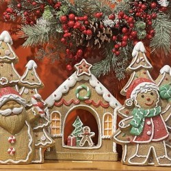16IN GINGERBREAD SET X5PC