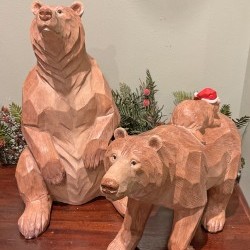 12.5&14IN WALKING&SITTING BEAR