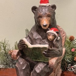 13.5IN BEAR IN ROCKING CHAIR