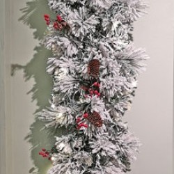 6.5FT SNOWPINE FIBER GARLAND/T12