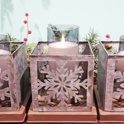 6.25X6 SNOWFLAKE HOLDERX3