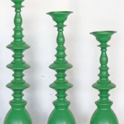 ASST 23IN CANDLE HOLDER X 3