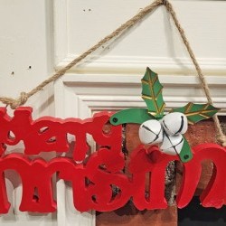 20X7.5 HANING MERRY CHRISTMAS
