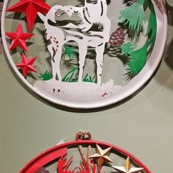 18.5X19.5 DEER SIGN X 2
