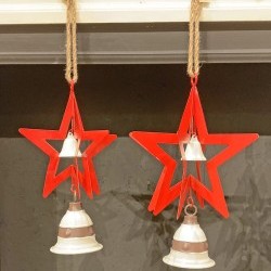 8X14&10.5X15 HANGING STAR&BELLX2