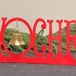 34X6&24X10 MERRY CHRISTMAS SIGN