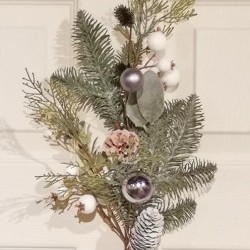 26IN EUCALYPTUS&LAMB'S EAR SPRAY