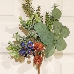 18IN EUCALYPTUS&BLUEBERRY SPRAY