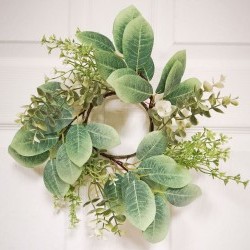 4.25IN/11 MIXED LEAF RING