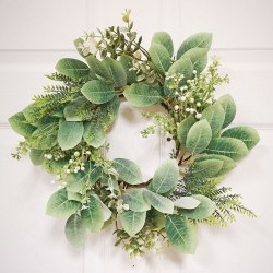 6.25IN/14 MIXED LEAF RING